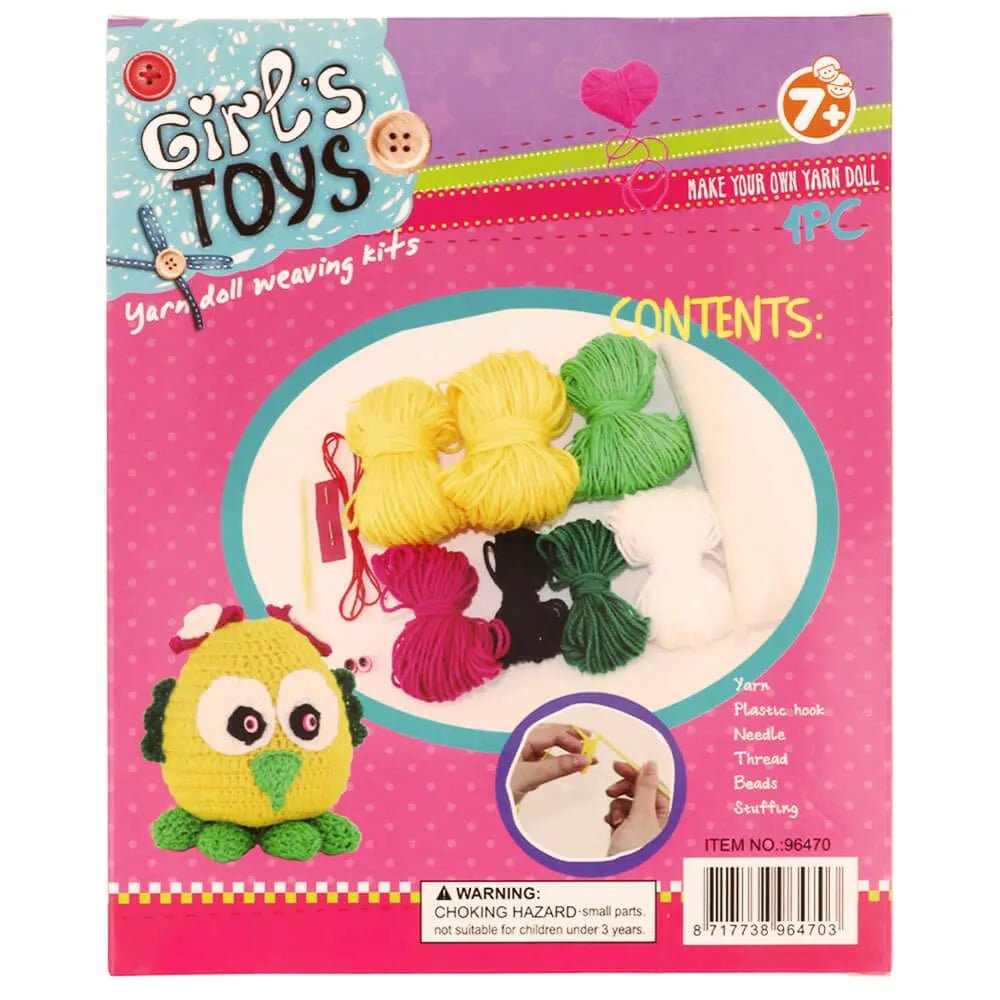 Kit de crochet amigurumi pour enfants – hibou