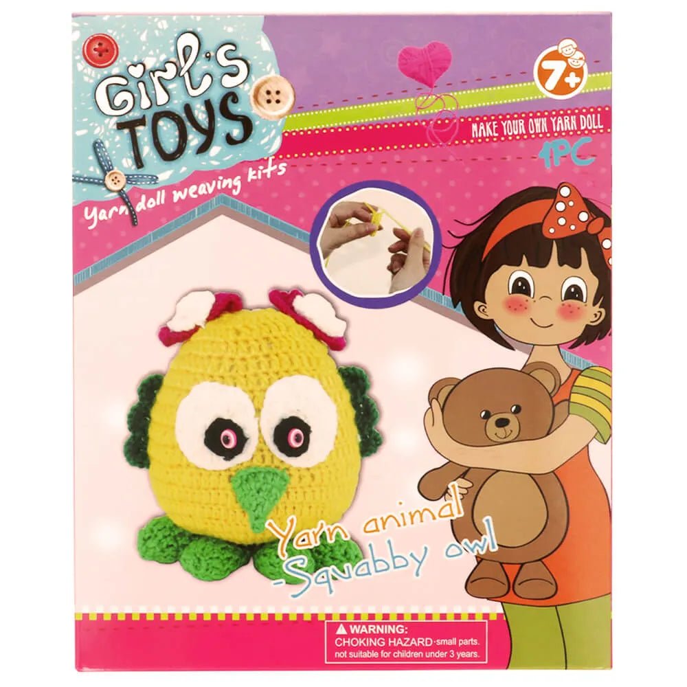 Kit de crochet amigurumi pour enfants – chouette