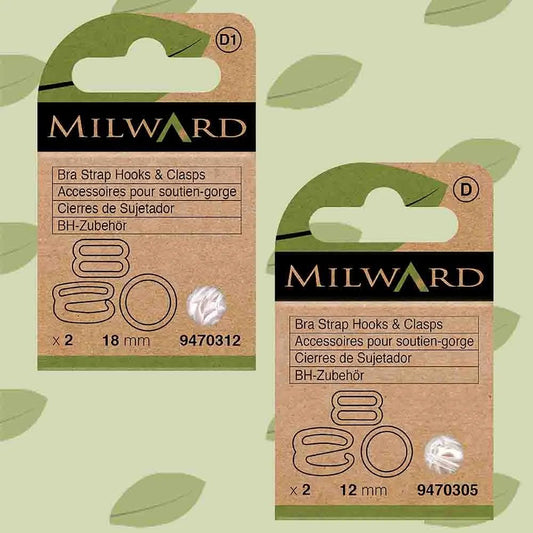 Apakšveļas, Bikini aksesuāru komplekts Milward 12 mm - caurspīdīgs