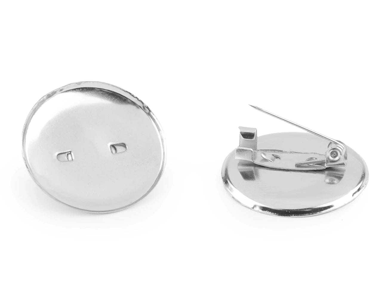Ébauche ronde pour la fabrication de broches et de badges Ø25 mm | lot de 10 pièces