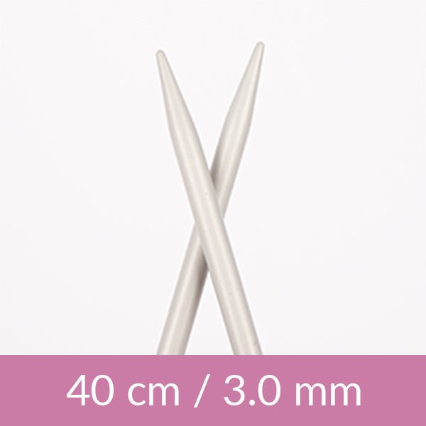 Image des aiguilles à tricoter circulaires DROPS 40 cm | taille 2.0 mm – 5.0 mm – disponibles chez Šarlotes audumi