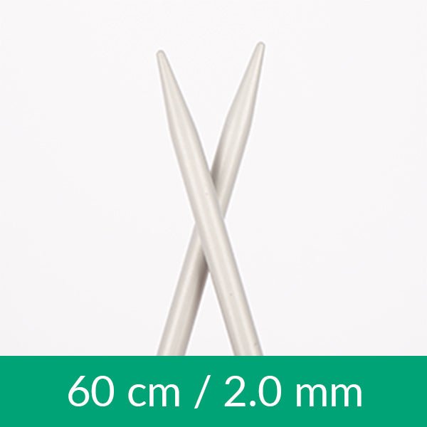 Image des aiguilles à tricoter circulaires DROPS 60 cm | taille 2,0 mm – 5,0 mm – disponibles en ligne chez Šarlotes audumi