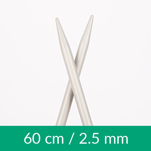 Image des aiguilles à tricoter circulaires DROPS 60 cm | taille 2,0 mm – 5,0 mm – disponibles en ligne chez Šarlotes audumi
