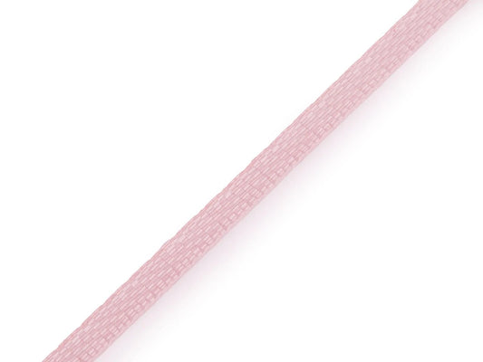Satin ribbon - pink 3 mm (pack of 100 m)