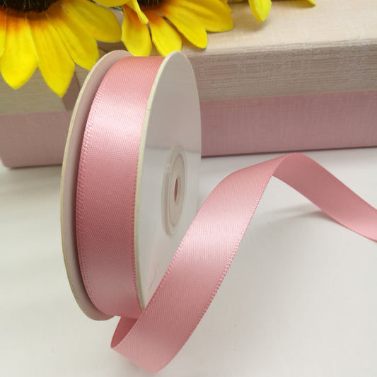 Satin ribbon - pink 38 mm (package 25 m)