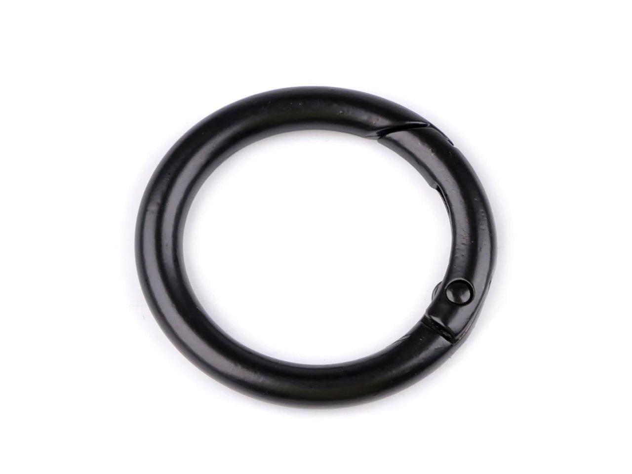 Anneau porte-clés Ø25 mm | Mousqueton métallique à ressort | couleurs assorties