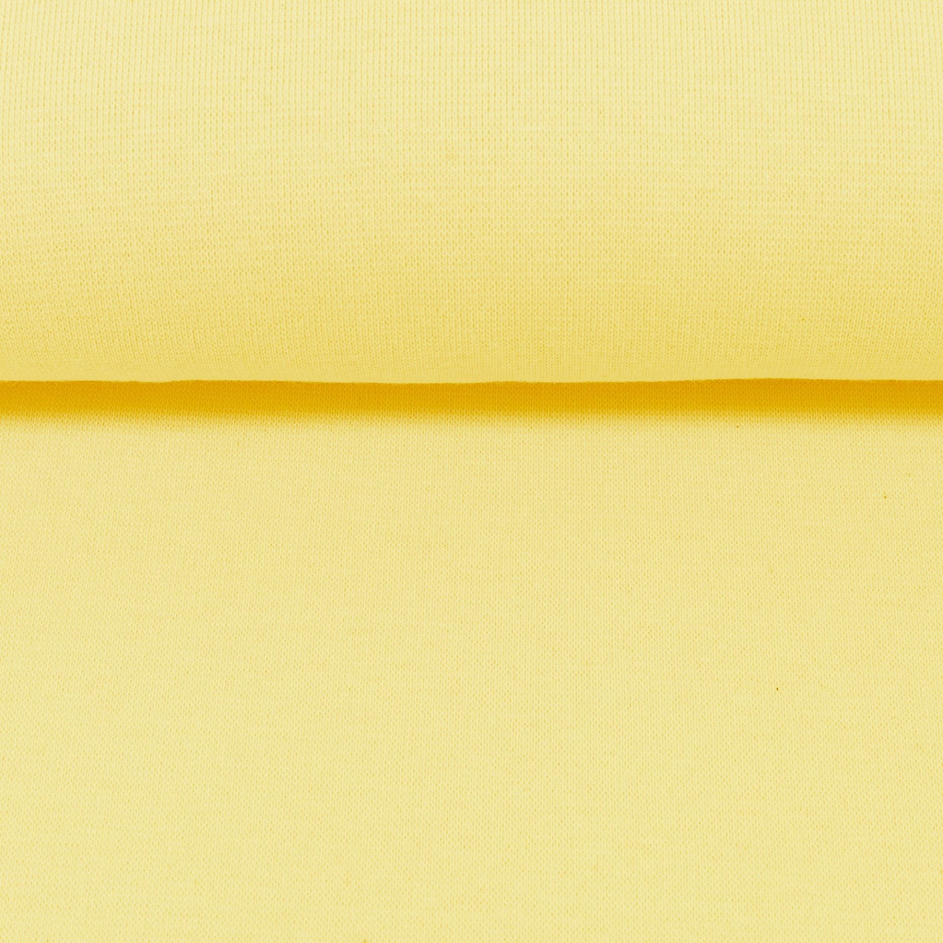Fabric finishing edge | cuff - light yellow 240 g/m²