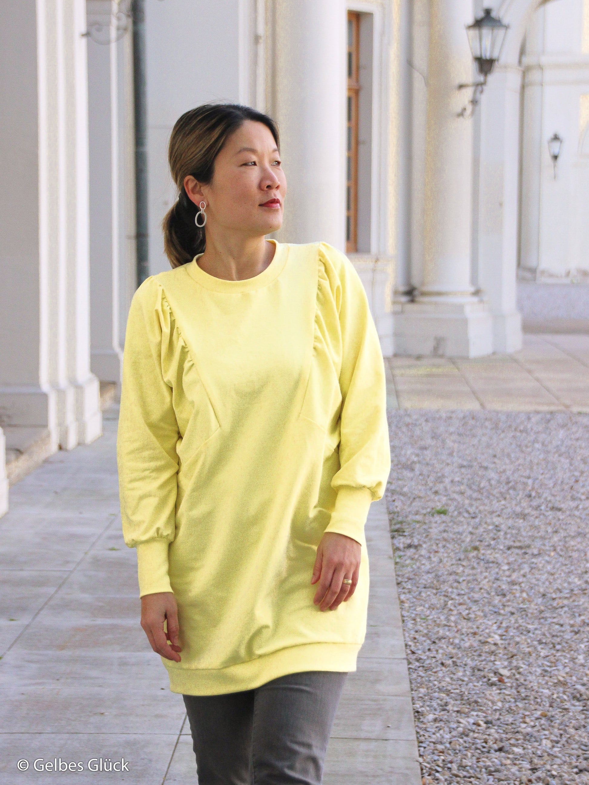 Fabric finishing edge | cuff - light yellow 240 g/m²