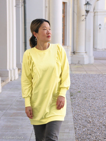 Fabric finishing edge | cuff - light yellow 240 g/m²