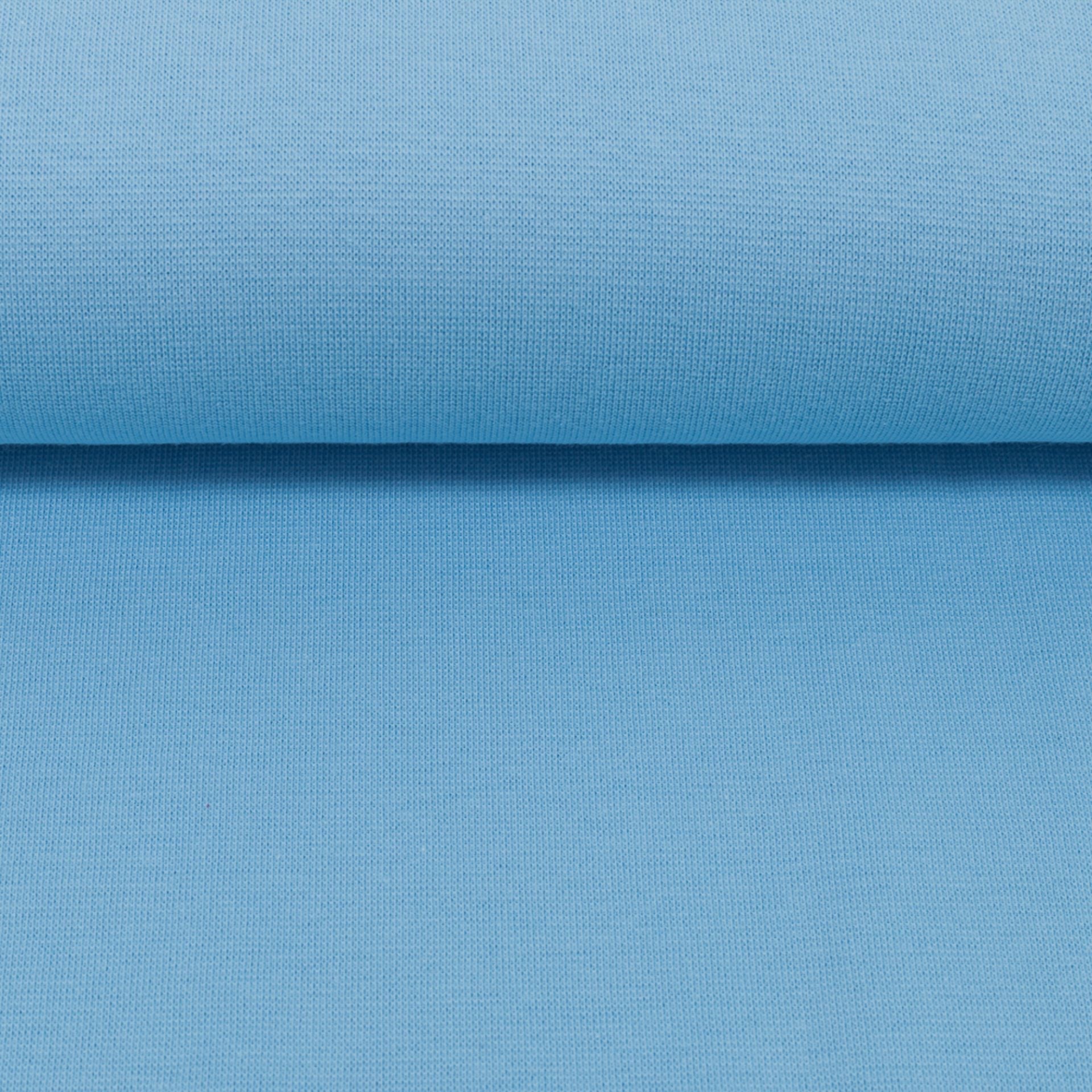 Bord de finition en tissu | manchette - bleu myosotis 240 g/m²