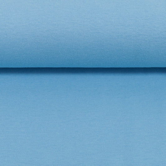 Bord de finition en tissu | manchette - bleu myosotis 240 g/m²