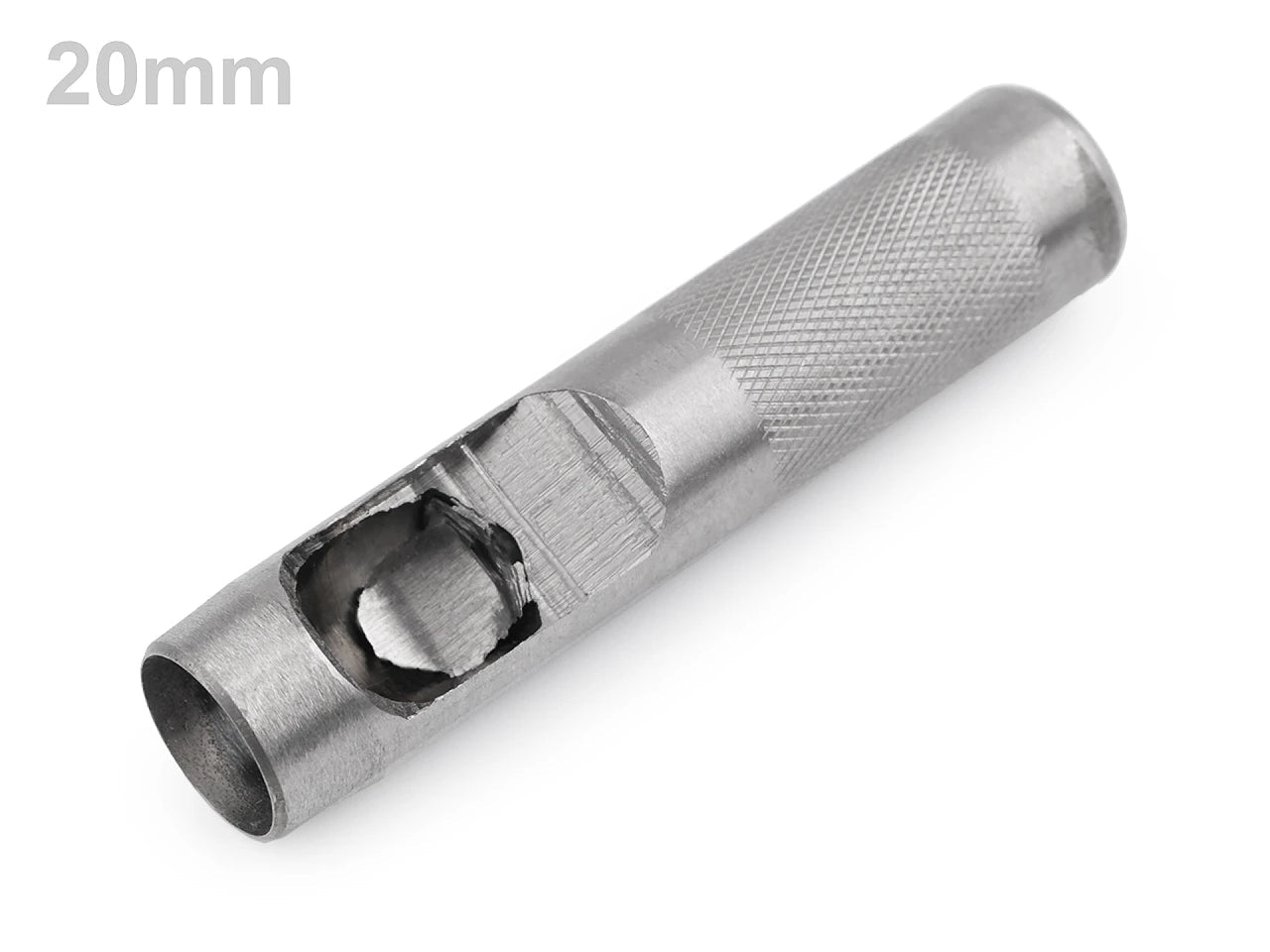 Image d’une perforatrice pour tissu et cuir Ø14; 17; 18; 19; 20; 22 mm – disponible chez Šarlotes audumi