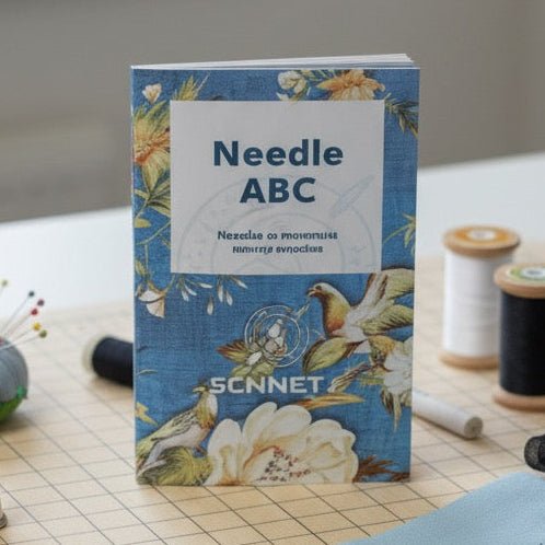 Image avec le guide ABC GRATUIT des aiguilles SCHMETZ en anglais (PDF) – disponible chez Šarlotes audumi