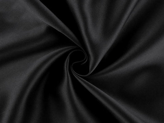 Image du tissu de rideau occultant Blackout – blocage total de la lumière, noir – disponible en ligne chez Šarlotes audumi