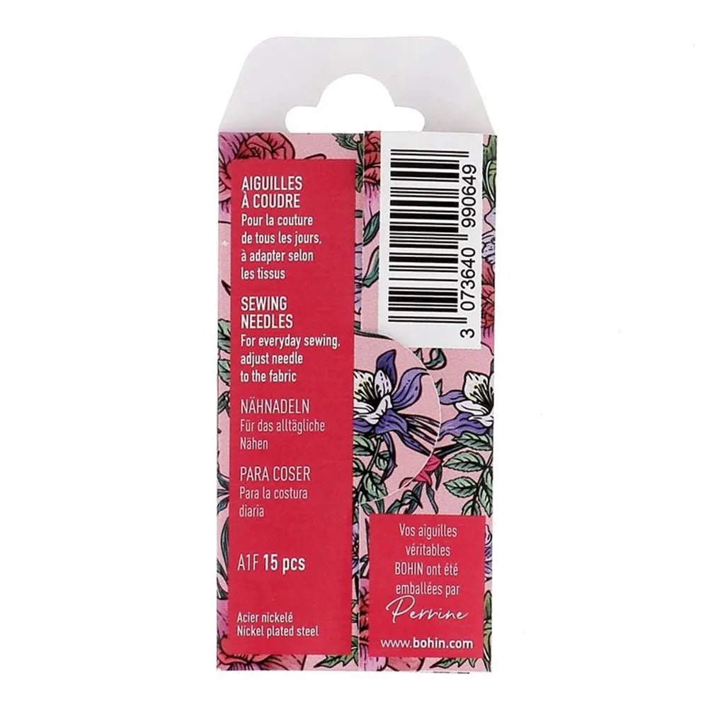 Image de BOHIN Blossom aiguilles à coudre à la main n° 3–9 – 15 pièces – disponibles en ligne chez Charlotte Tissus