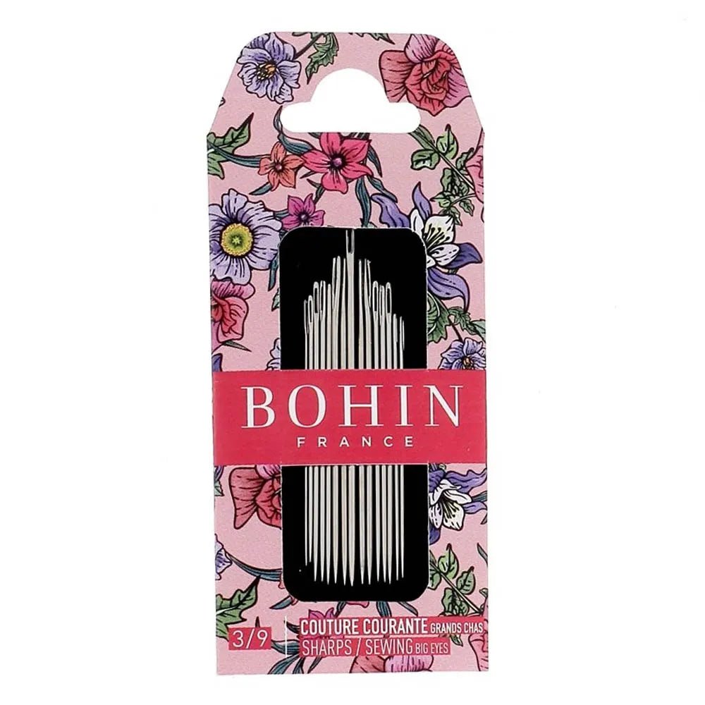 Image de BOHIN Blossom aiguilles à coudre à la main n° 3–9 – 15 pièces – disponibles en ligne chez Charlotte Tissus