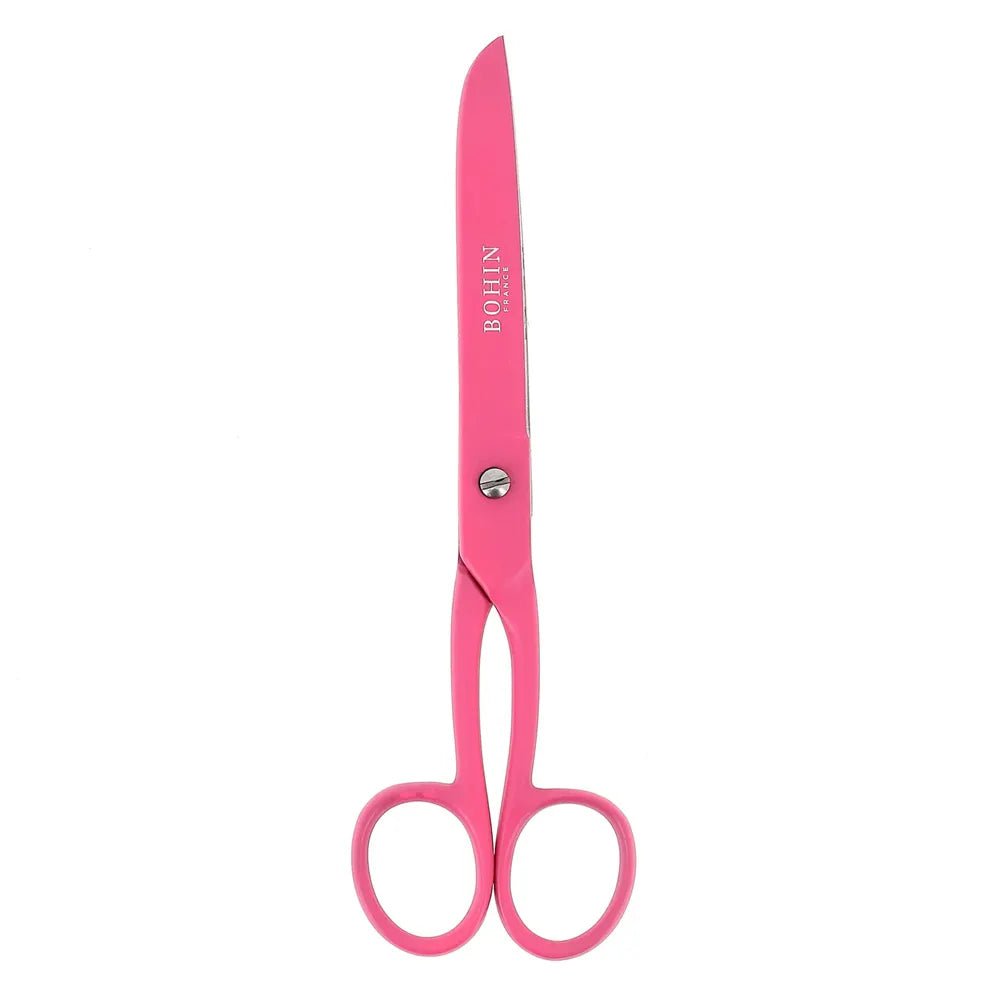 Attēls ar ciseaux de couture BOHIN avec revêtement époxy – 17 cm, rose – disponibles en ligne chez Šarlotes audumi