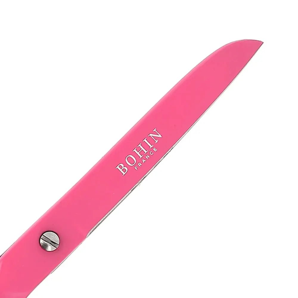 Attēls ar ciseaux de couture BOHIN avec revêtement époxy – 17 cm, rose – disponibles en ligne chez Šarlotes audumi