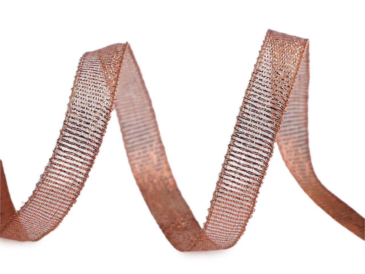 Image avec ruban brocarté en lurex | largeur 10 mm, paquet de 10 m | tons variés – disponible chez Šarlotes audumi