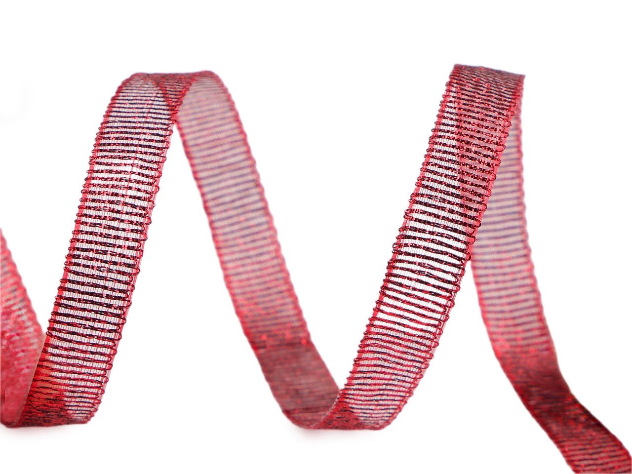 Image with brocade ribbon with lurex | 10 mm wide, 10 m pack | assorted shades – available at Charlotte's Fabrics