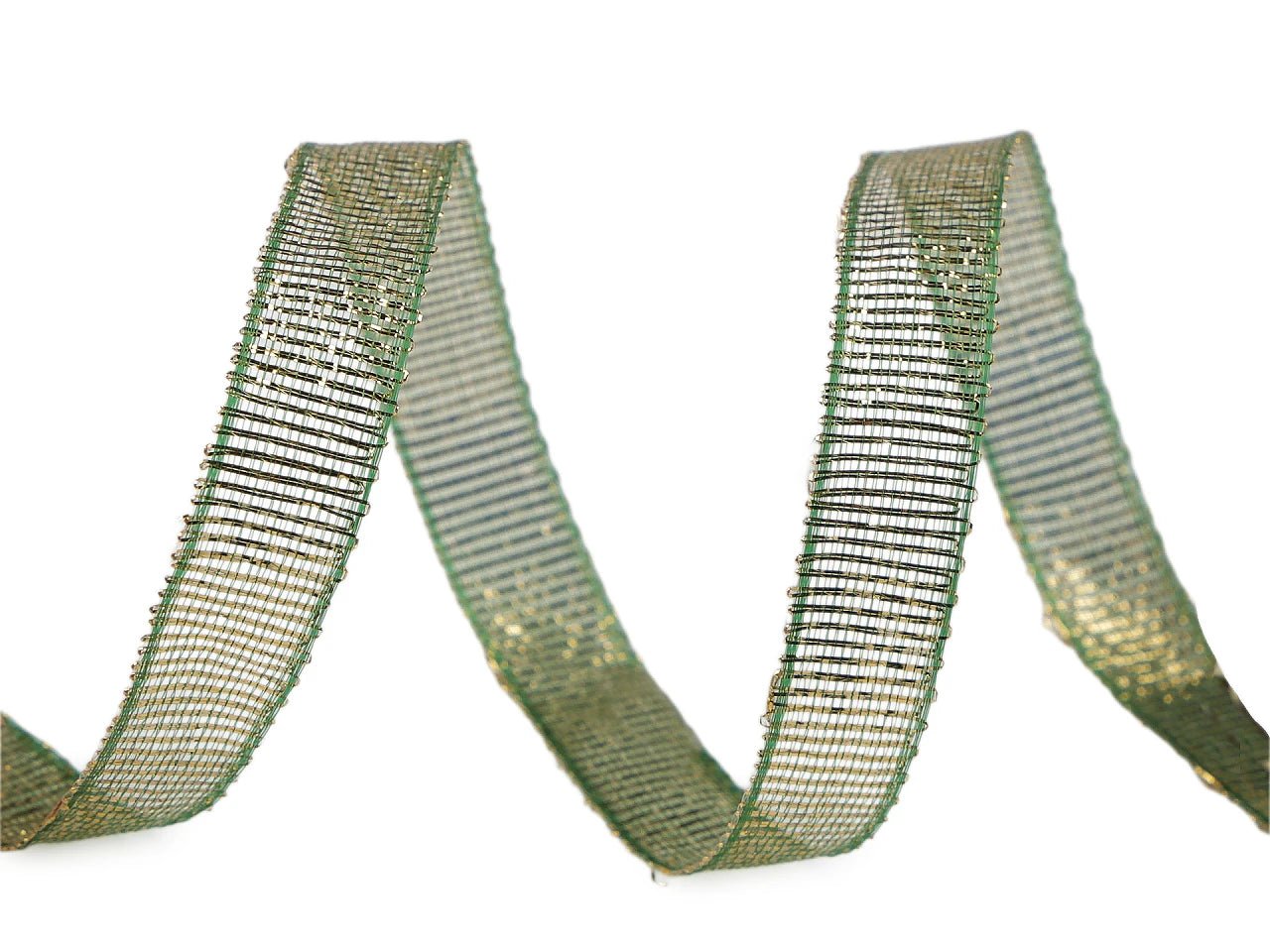 Image d’un ruban brocart avec lurex | largeur 10 mm, lot de 10 m | différentes teintes – disponible chez Šarlotes audumi