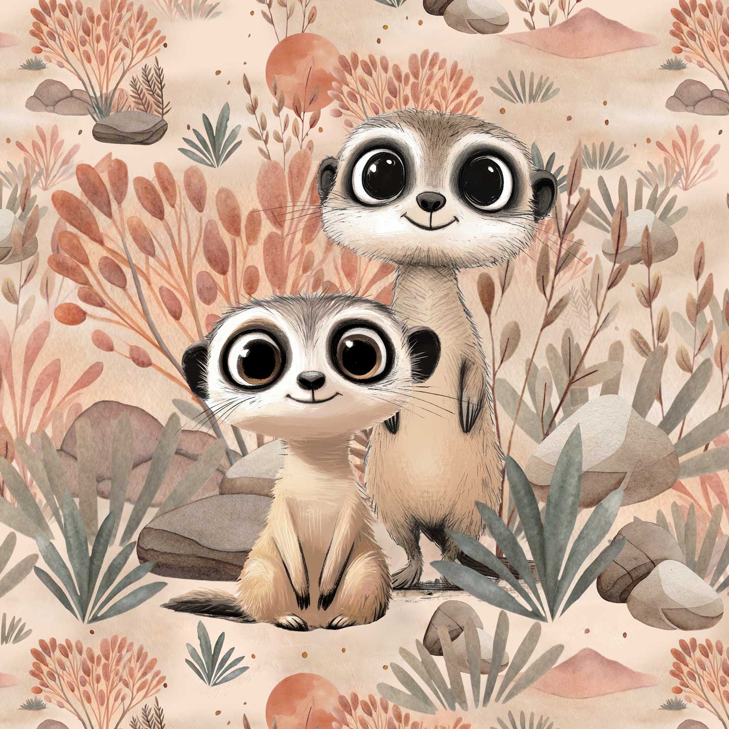 alt
Image avec panneau de jersey boucle 40x50 cm - aventure de suricates 250 g/m² – disponible chez Šarlotes audumi