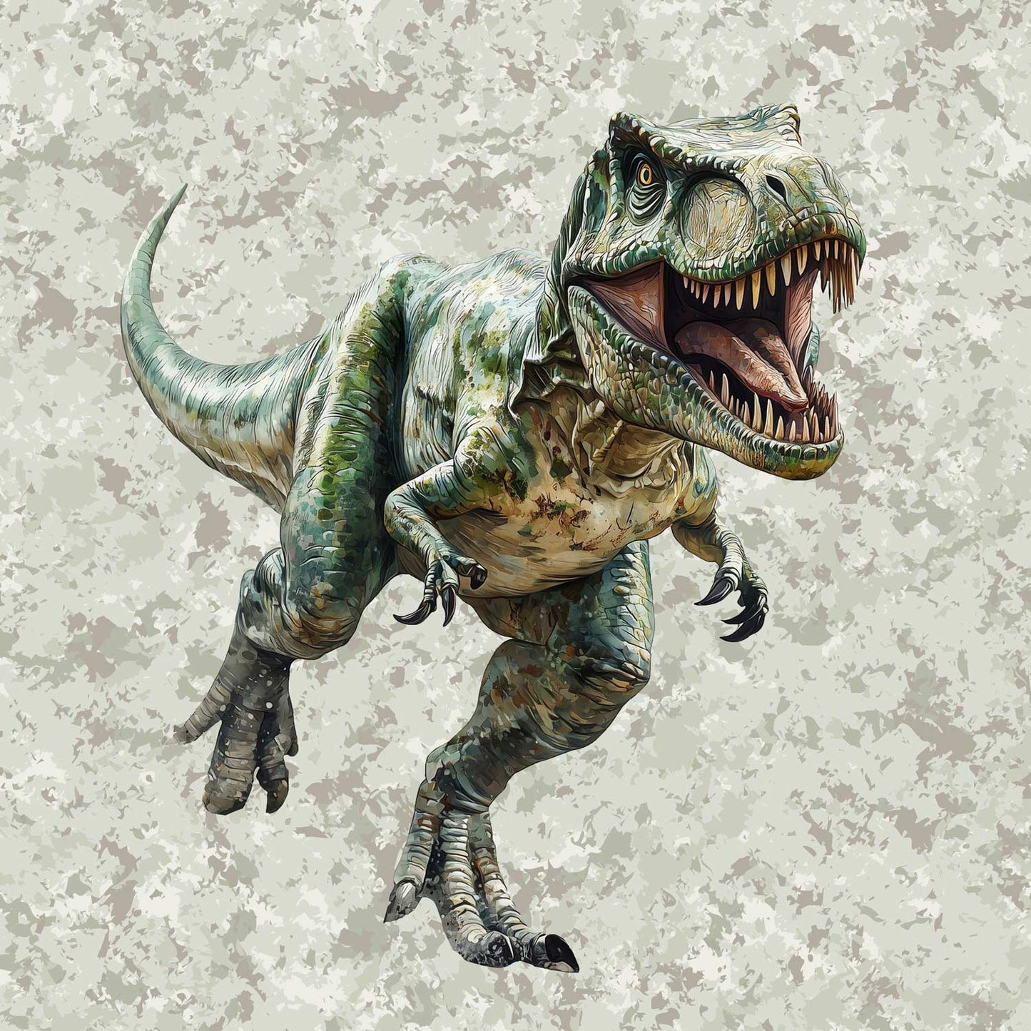 Loopback knit panel 40x50 cm - T - rex 250 g/m²