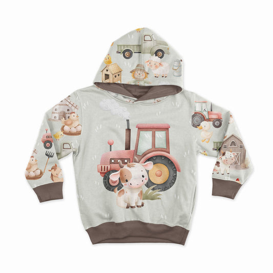 Image with loop knit panel - cute calf 250 g/m² | Design - 04 – available at Charlotte Fabrics