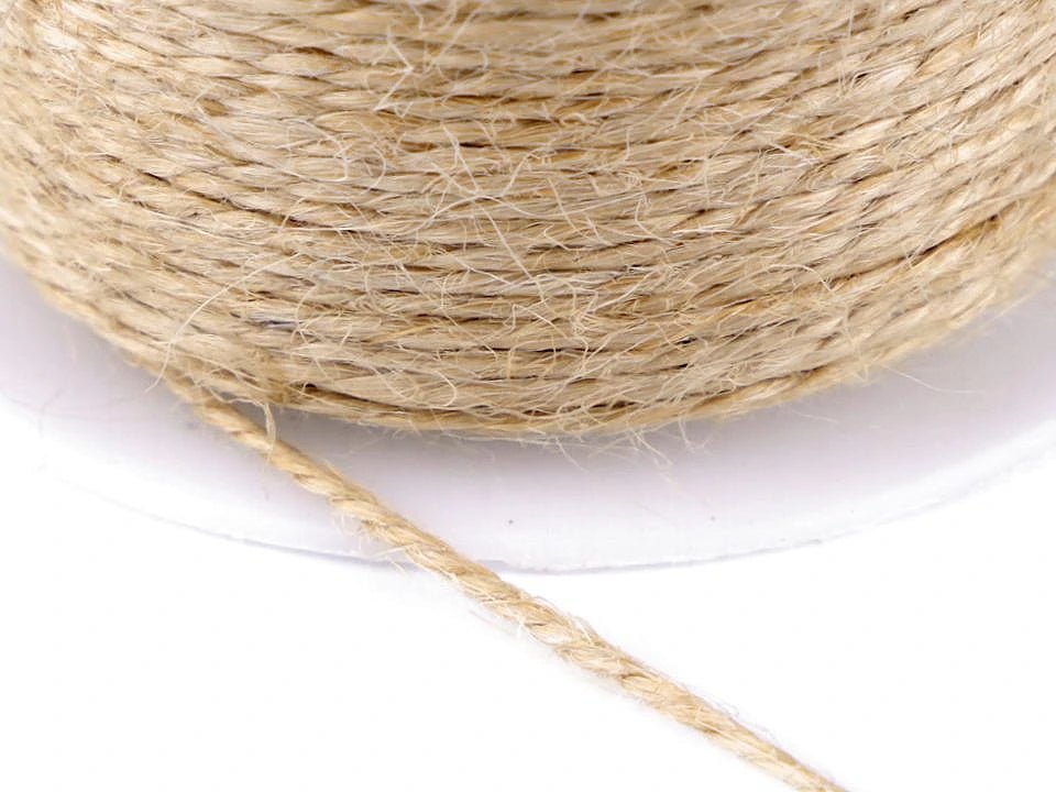 Corde en jute naturelle Ø1.5 mm | 10 m | 100% jute