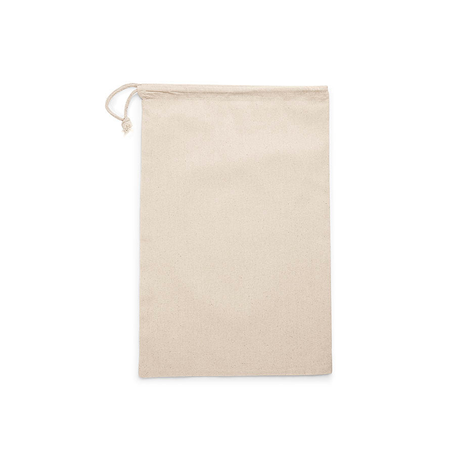 Sac en coton naturel avec cordon de serrage 30x45 140 g/m² – disponible chez Šarlotes audumi