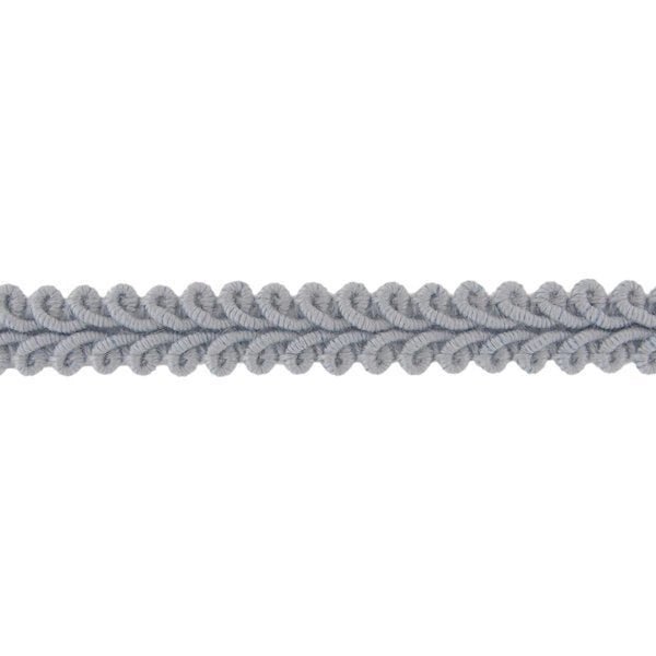 Image de ruban décoratif en coton 11 mm - gris – disponible chez Šarlotes audumi