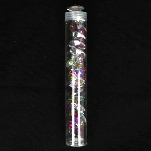 Image d’un bouton en cristal décoratif 6 mm, violet irisé – disponible chez Šarlotes audumi