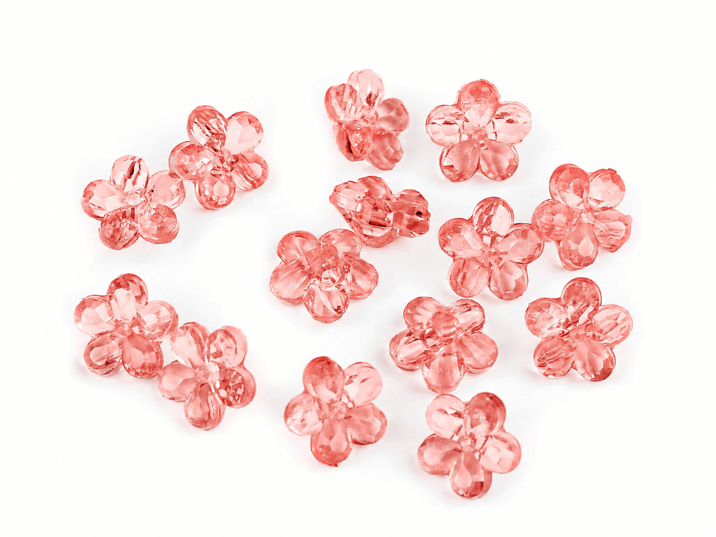 Image de boutons-perles décoratifs en forme de fleur 12 mm – disponibles en ligne chez Šarlotes audumi