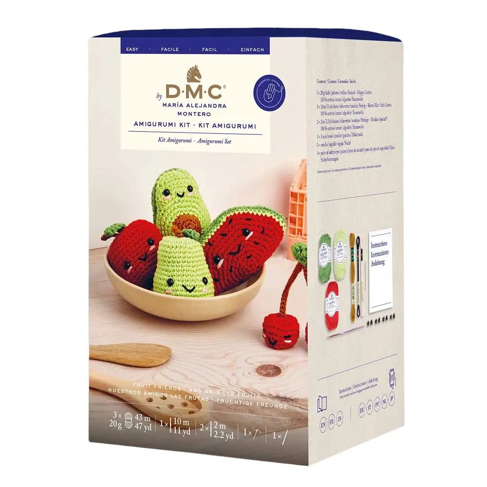 Image du kit Amigurumi DMC "Fruit" – collection de fruits – disponible chez Šarlotes audumi