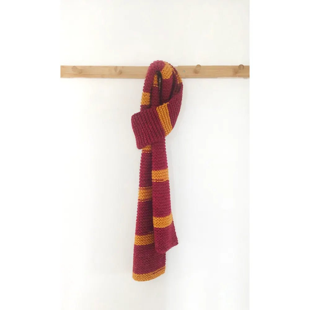 Fil DMC Harry Potter Magic 300 g / 410 m, à rayures automatiques aux couleurs des maisons de Poudlard, disponible en ligne chez Šarlotes audumi