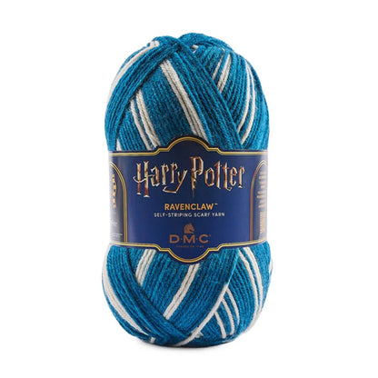 Fil DMC Harry Potter Magic 300 g / 410 m, à rayures automatiques aux couleurs des maisons de Poudlard, disponible en ligne chez Šarlotes audumi