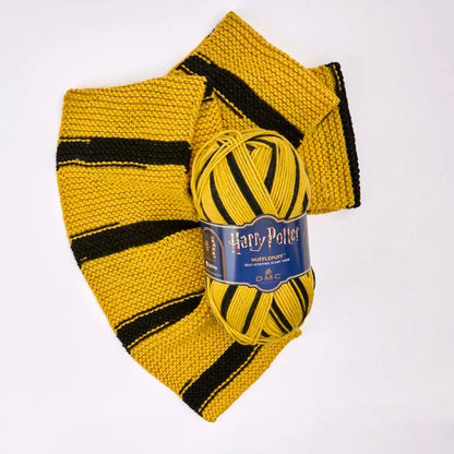 Fil DMC Harry Potter Magic 300 g / 410 m, à rayures automatiques aux couleurs des maisons de Poudlard, disponible en ligne chez Šarlotes audumi