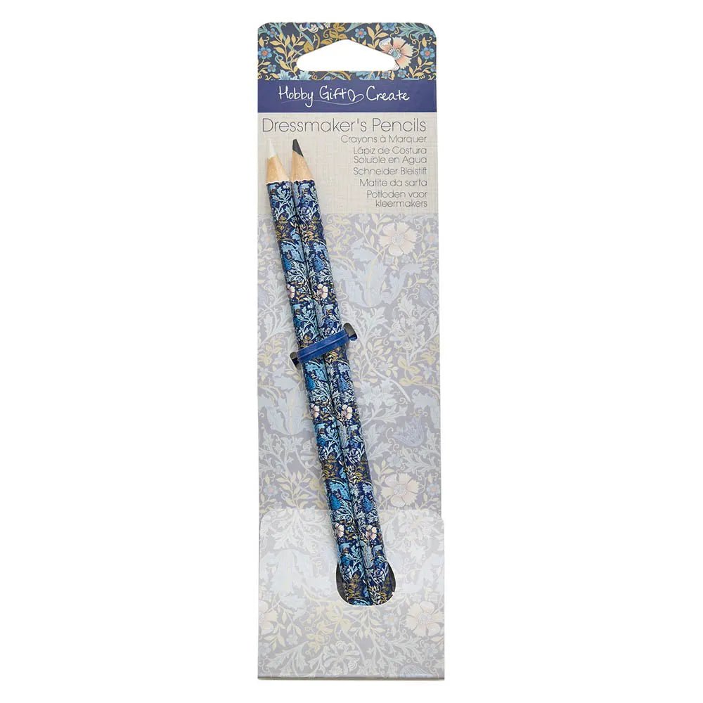 Image des crayons de craie de tailleur Floral woodblock, 2 pièces, Hobby Gift Create – disponible chez Šarlotes audumi