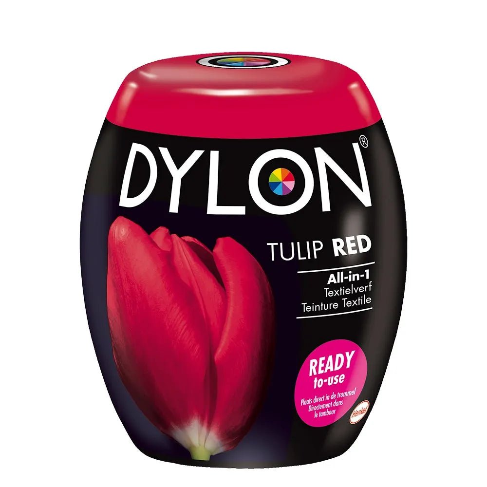 Image de la teinture textile Dylon Pods pour machine à laver – disponible chez Šarlotes audumi