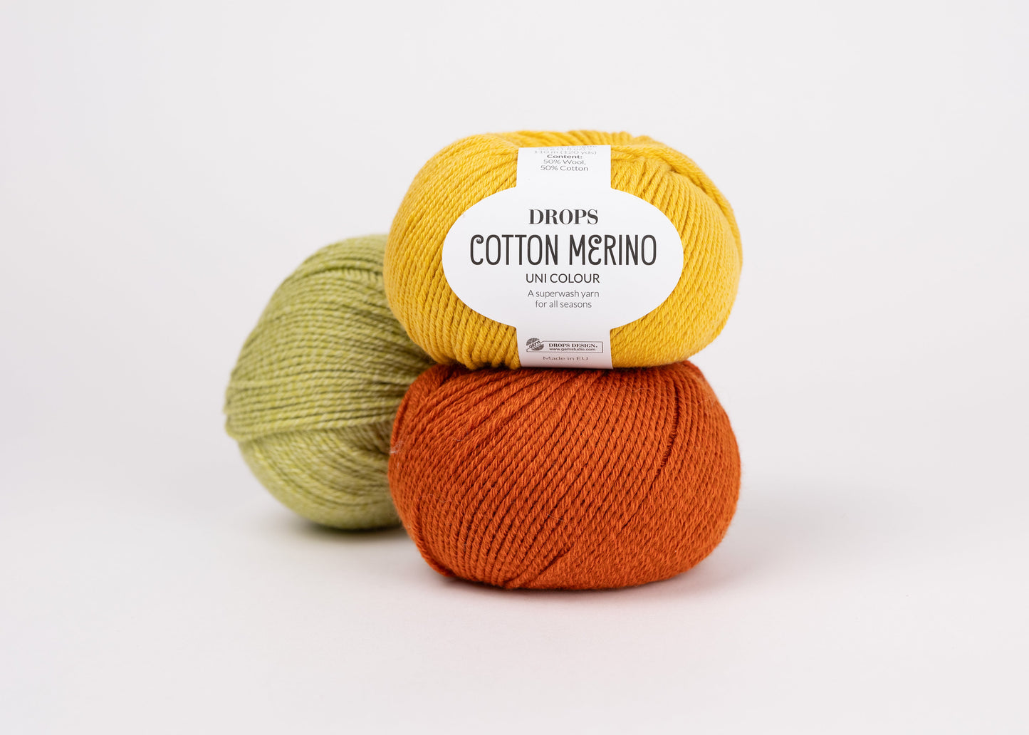 Attēls ar Dzija DROPS Cotton Merino – 50 g / 110 m – pieejams Šarlotes audumi