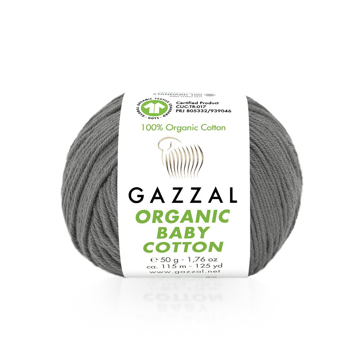 Fil GAZZAL ORGANIC BABY COTTON - 115m 50g