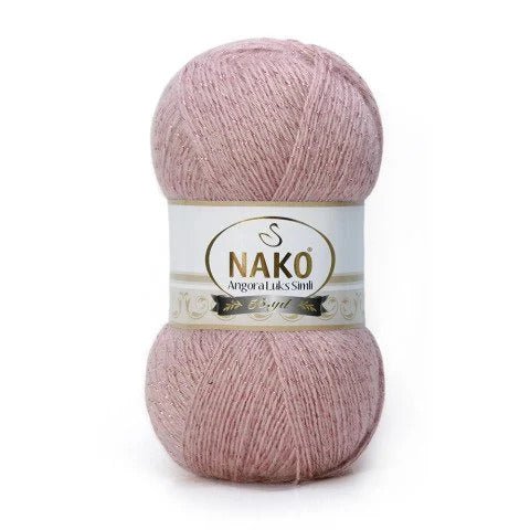 Dzija NAKO ANGORA LUKS SIMLI ar mirdzumu - 550m 100g
