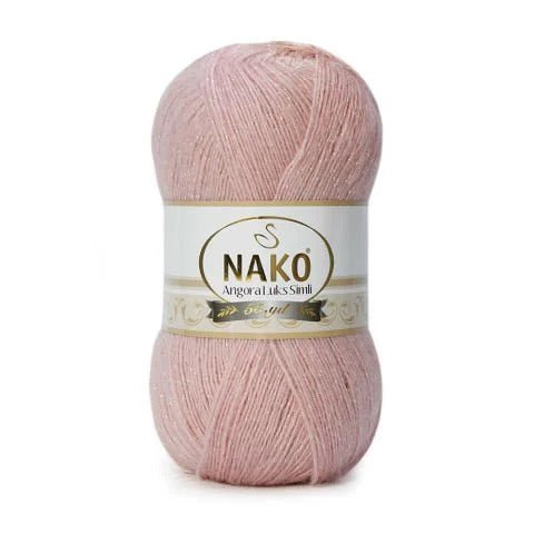 Dzija NAKO ANGORA LUKS SIMLI ar mirdzumu - 550m 100g
