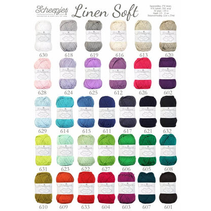 Dzija Scheepjes Linen Soft - 135 m 50 g #633