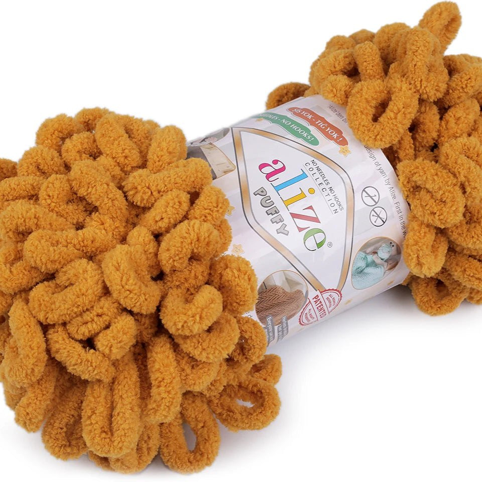 Fil Alize Puffy - vert fumé 9 m 100g #02