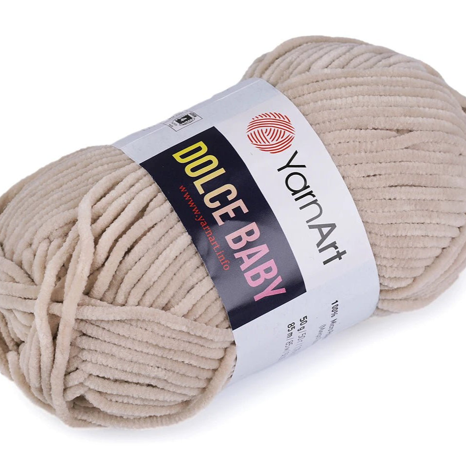 Yarn Art Dolce Baby-Zefira yarn-beige 85m 50g #771