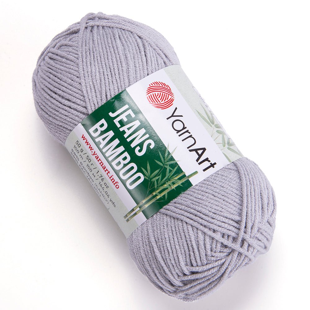 Fil Yarn Art Jeans Bamboo - gris clair 150 m 50g #127
