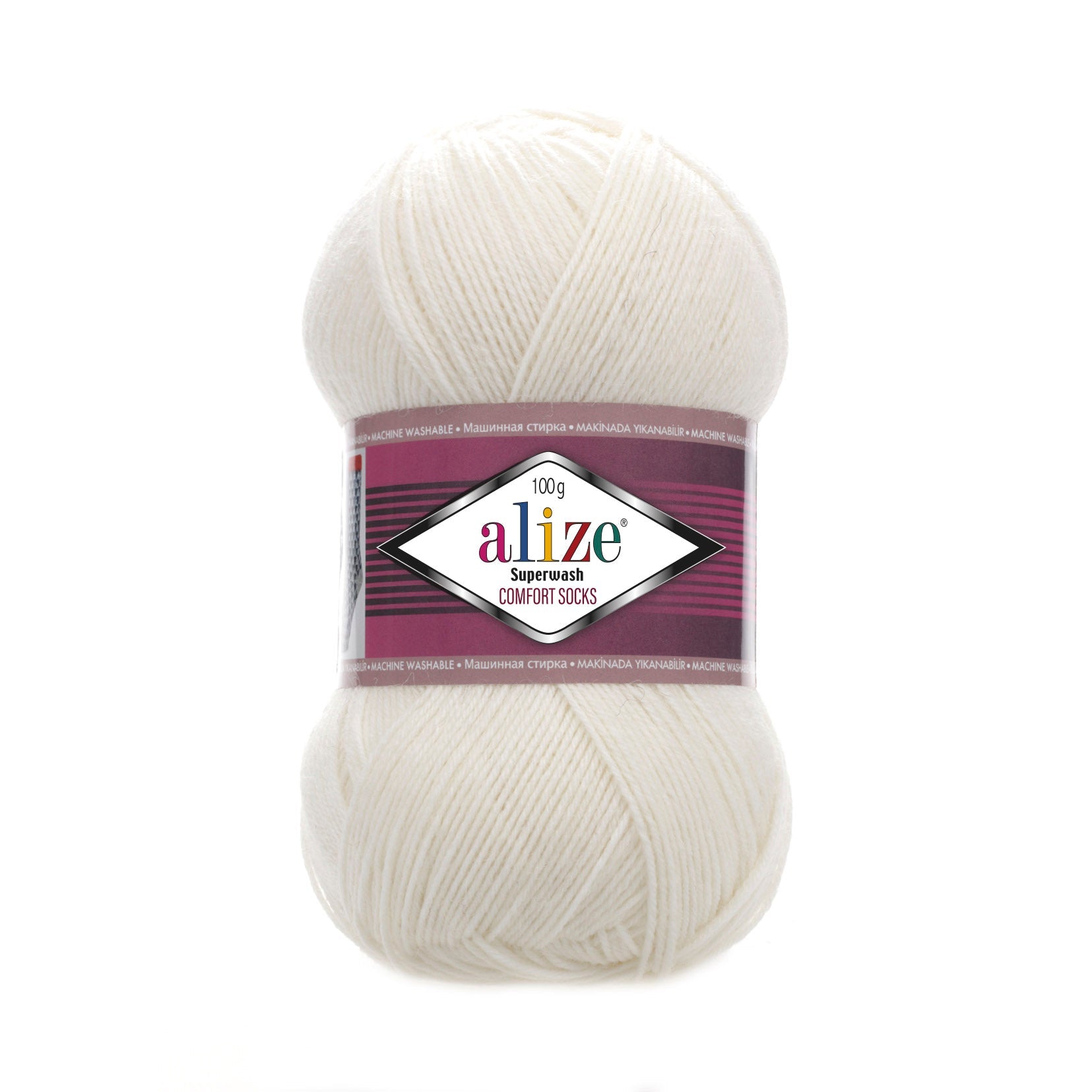 Image de la laine Alize Superwash Comfort - 100g / 420m – disponible chez Šarlotes audumi