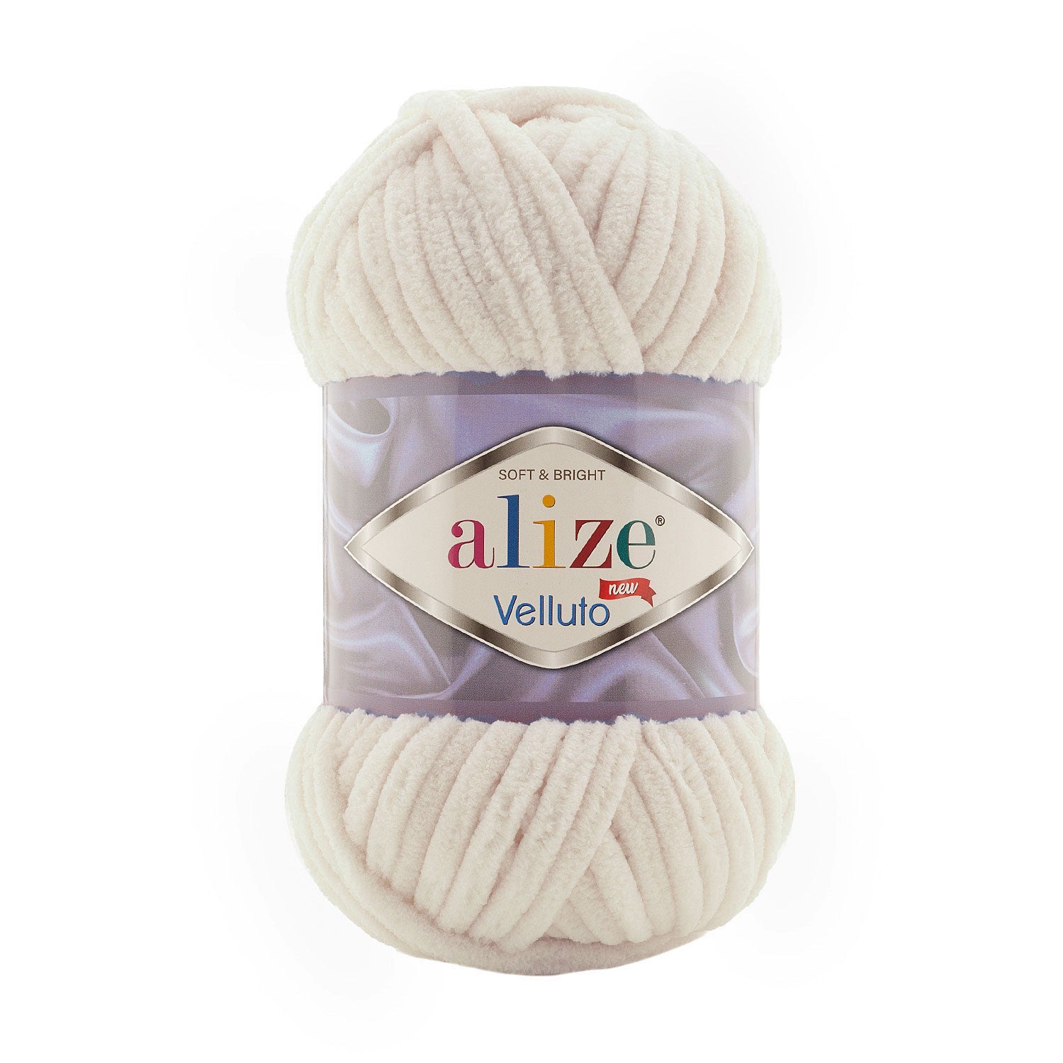 Image du fil Alize Velluto - 100 g / 68 m – disponible chez Šarlotes audumi