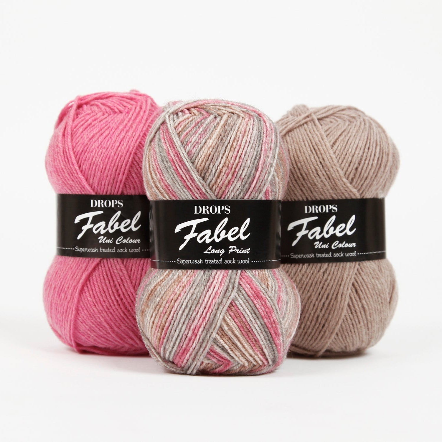 Fil à tricoter DROPS Fabel - 50 g / 205 m